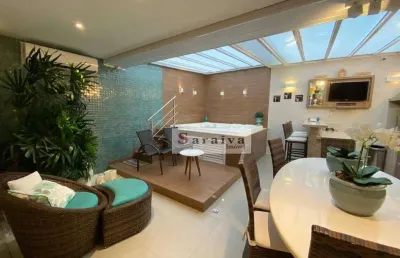 Sobrado com 4 dormitórios à venda, 351 m² por r$ 1.951.000,00 - jardim três marias - guarujá/sp