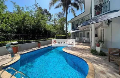 Casa com 4 dormitórios à venda, 421 m² por r$ 3.500.000,00 - são paulo ii - cotia/sp