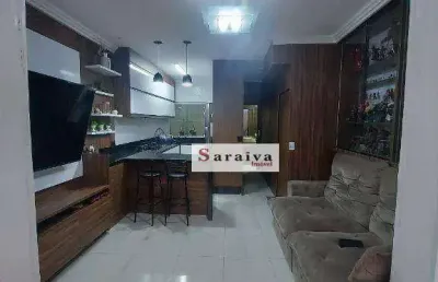 Sobrado com 2 dormitórios à venda, 115 m² por r$ 500.000,00 - vila humaitá - santo andré/sp