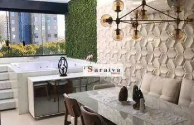 Cobertura com 2 dormitórios à venda, 110 m² por r$ 1.275.000,00 - nova petrópolis - são bernardo do campo/sp