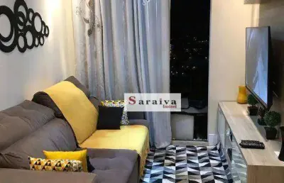 Apartamento com 3 dormitórios à venda, 60 m² por r$ 445.000,00 - parque erasmo assunção - santo andré/sp