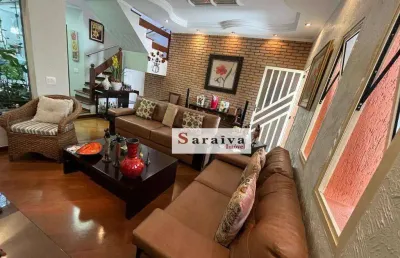 Sobrado com 3 dormitórios à venda, 247 m² por r$ 1.350.000,00 - jardim copacabana - são bernardo do campo/sp