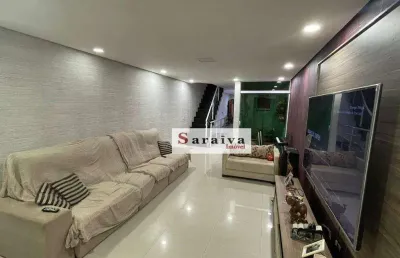 Sobrado com 3 dormitórios à venda, 250 m² por r$ 990.000,00 - vila assunção - santo andré/sp