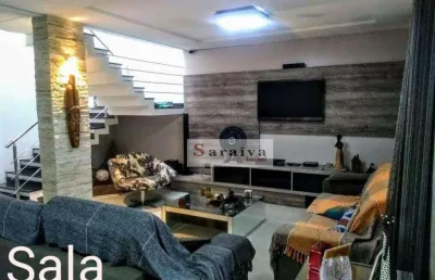 Sobrado com 3 dormitórios à venda, 268 m² por r$ 1.630.000,00 - rudge ramos - são bernardo do campo/sp