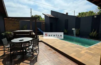 Casa com 2 dormitórios à venda, 200 m² por r$ 580.000,00 - ahumas  - jaú/sp
