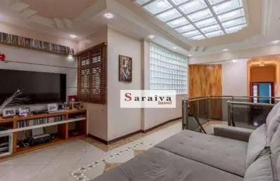 Sobrado com 3 dormitórios à venda, 195 m² por r$ 1.250.000 - vila camilópolis - santo andré/sp