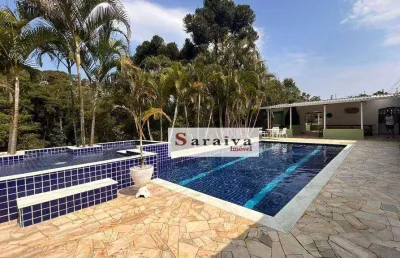 Chácara com 5 dormitórios à venda, 5000 m² por r$ 1.010.000,00 - riacho grande - são bernardo do campo/sp