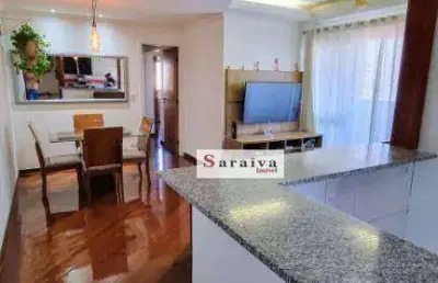 Apartamento com 3 dormitórios à venda, 75 m² por r$ 640.000,00 - vila valparaíso - santo andré/sp