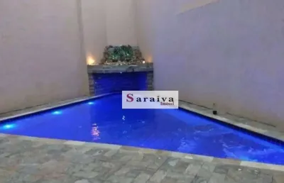 Sobrado com 3 dormitórios à venda, 400 m² por r$ 800.000 - utinga - santo andré/sp
