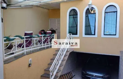 Sobrado com 4 dormitórios à venda, 140 m² por r$ 830.000,00 - vila scarpelli - santo andré/sp