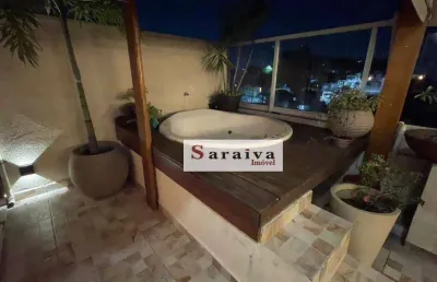 Cobertura com 4 dormitórios à venda, 194 m² por r$ 849.000 - baeta neves - são bernardo do campo/sp