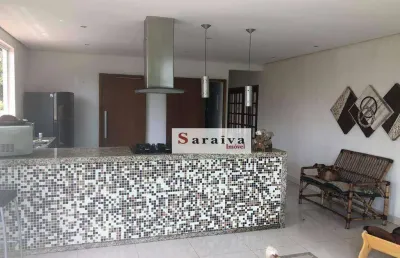 Chácara com 3 dormitórios à venda, 6000 m² por r$ 1.225.000,00 - pouso alegre - ribeirão pires/sp