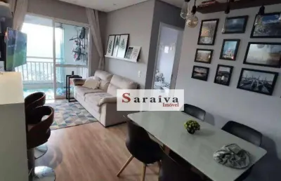Apartamento com 2 dormitórios à venda, 58 m² por r$ 575.000,00 - vila homero thon - santo andré/sp