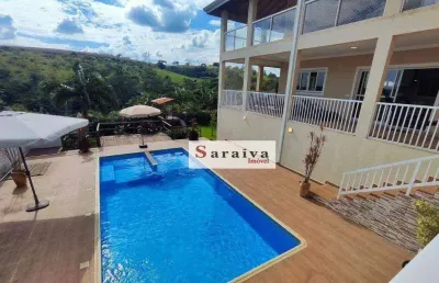 Sobrado com 6 dormitórios à venda, 500 m² por r$ 3.000.000,00 - rio abaixo - atibaia/sp