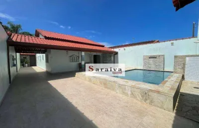 Casa com 3 dormitórios à venda, 120 m² por r$ 550.000,00 - bopiranga - itanhaém/sp
