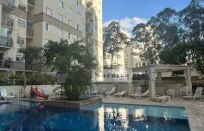 Apartamento com 2 dormitórios para alugar, 50 m² por r$ 2.600,00/mês - planalto - são bernardo do campo/sp