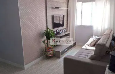 Apartamento com 2 dormitórios à venda, 50 m² por r$ 325.000,00 - planalto - são bernardo do campo/sp