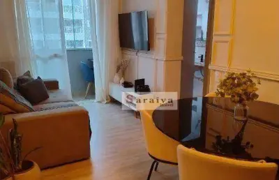 Apartamento com 2 dormitórios à venda, 56 m² por r$ 355.000,00 - rudge ramos - são bernardo do campo/sp