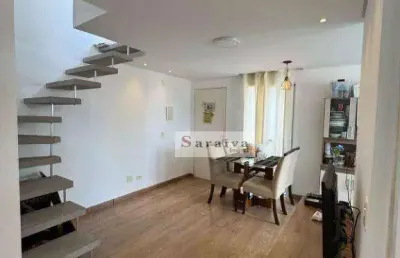 Cobertura com 2 dormitórios à venda, 86 m² por r$ 349.000 - nova petrópolis - são bernardo do campo/sp