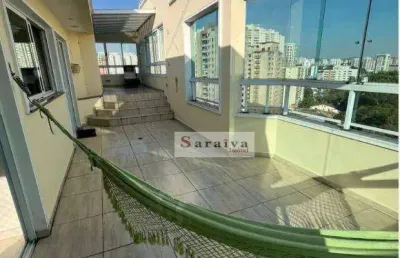 Cobertura com 3 dormitórios à venda, 185 m² por r$ 1.380.000,00 - centro - são bernardo do campo/sp