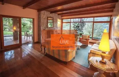 Casa com 4 dormitórios à venda, 220 m² por r$ 2.400.000,00 - parque do imbui - teresópolis/rj