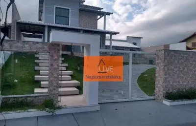 Live vende - casa com 5 dormitórios à venda, 270 m² por r$ 1.350.000 - ponta grossa - maricá/rj