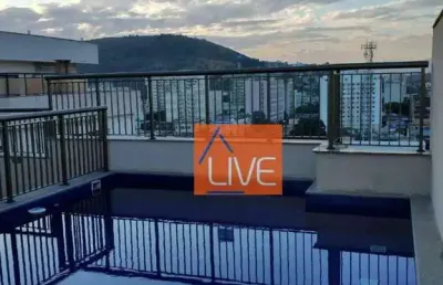 Live vende: cobertura com 3 quartosos, lazer e vaga, 144 m² por r$ 720.000 - centro - niterói/rj