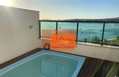 Live vende: linda cobertura linear 3 quartos com lazer, 3 vagas em charitas, niterói por r$ 2.200.000,00