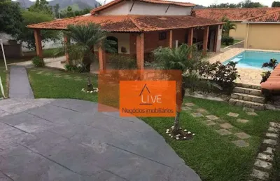 Casa com 4 dormitórios à venda, 3000 m² por r$ 1.100.000,00 - itaupuaçu - maricá/rj