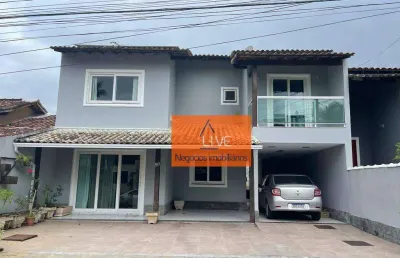 Live vende - casa com 4 dormitórios à venda, 220 m² por r$ 990.000 - várzea das moças - niterói/rj
