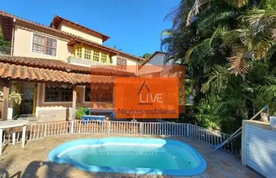 Pendotiba casa com 4 dormitórios à venda, 150 m² por r$ 890.000 - badu - niterói/rj