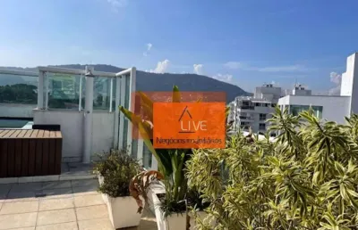 Live vende: cobertura com 3 dormitórios à venda, 180 m² por r$ 1.800.000 - são francisco - niterói/rj
