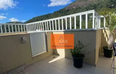 Cobertura com 3 dormitórios à venda, 140 m² por r$ 630.000,00 - badu - niterói/rj