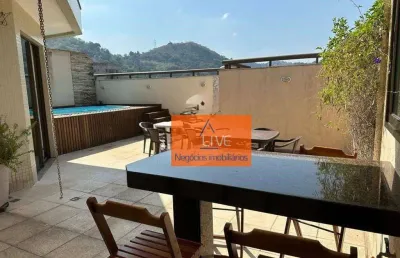 Cobertura com 4 dormitórios à venda, 220 m² por r$ 1.400.000,00 - são francisco - niterói/rj