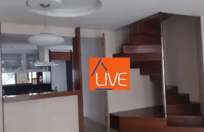 Live vende apartamento duplex alto padrão impecável, 3 quartos, 3 suítes, 2 vagas, bairro nobre de jardim icaraí.