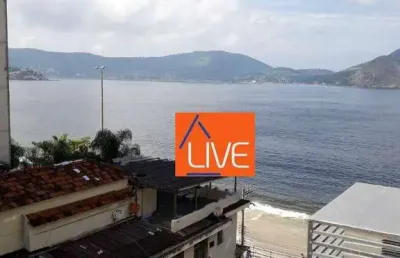 Live vende: apartamento com 3 quartos, 1 suíte, sol da manhã, vista mar com vaga por r$ 685.000 - ingá - niterói/rj