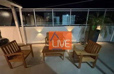 Cobertura com 3 dormitórios à venda, 114 m² por r$ 650.000,00 - barreto - niterói/rj