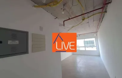 Live vende: ótima sala com 1 banheiro, 1 vaga, 26,11m²