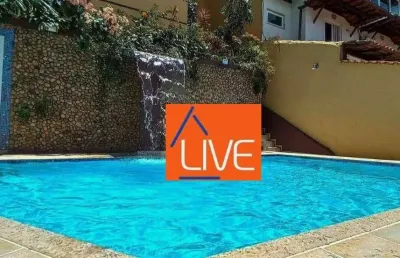Live vende: casa com 5 quartos, 2 suítes, 350 m² por r$ 1.799.000 - camboinhas - niterói/rj