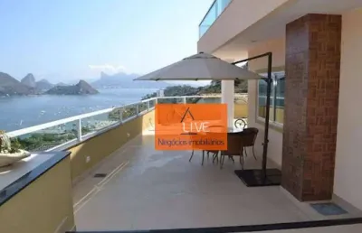 Casa com 5 dormitórios à venda, 200 m² por r$ 3.500.000,00 - são francisco - niterói/rj