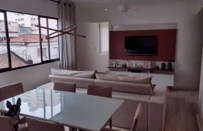 Apartamento à venda, 3 quartos, 1 suíte, 1 vaga, centro - são vicente/sp