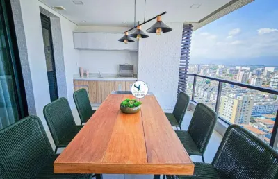 Apartamento à venda 3 dormitório sendo 1 suíte 2 vagas - aparecida / santos