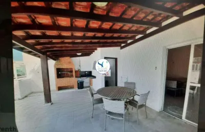 Cobertura à venda, 3 quartos, 1 suíte, 1 vaga, parque enseada - guarujá/sp