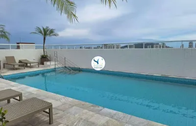 Apartamento à venda, 3 quartos, 1 suíte, 2 vagas, boqueirão - santos/sp