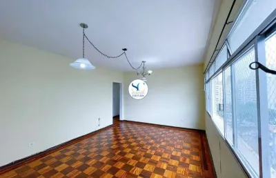 Apartamento para venda, uma quadra da praia no embaré- santos/sp