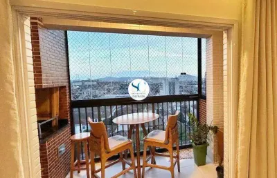 Apartamento 3 dormitórios duplex mobiliado em santos