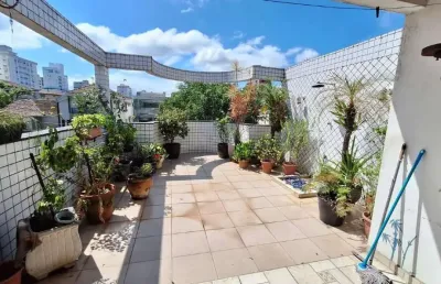 Casa sobreposta alta para venda em santos, bairro aparecida, 4 dormitórios, sendo 3 suítes, 5 banheiros, 2 vagas