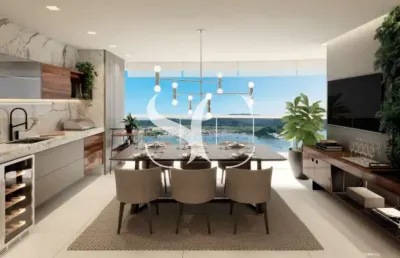 Apartamentos de 2 e 3 suítes, lançamento na ponta da praia