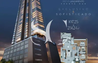Lançamento de alto luxo frente mar - guilhermina - praia grande/sp