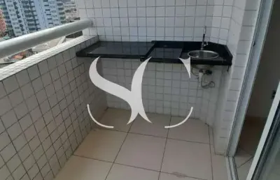 Vende-se apartamento de 01 dormitório com vista mar, lazer, no bairro de caiçara em praia grande
